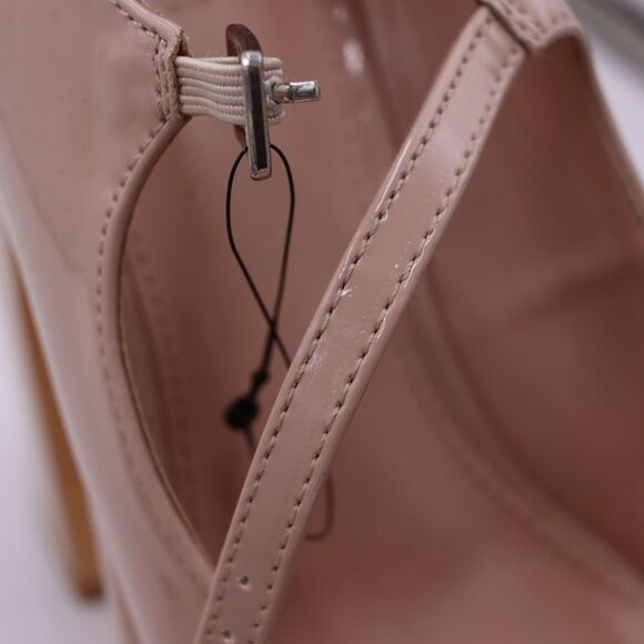 Forever 21 Cream Nude Ultra High Block Chunky Platform Maryjane 8 - Picture 5 of 11